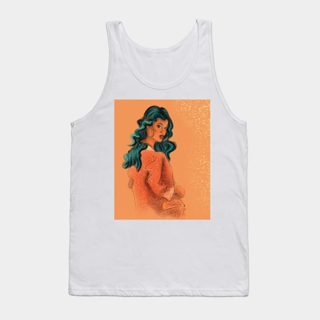 Fashion girl Tank Top by valentyna mohylei